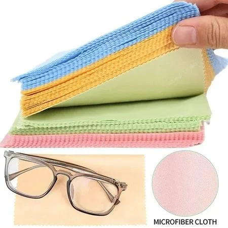 Paño de limpieza de gafas de microfibra, toallitas de limpieza suaves sin arañazos para pantalla de teléfono, accesorios para gafas, 5-20 Uds.