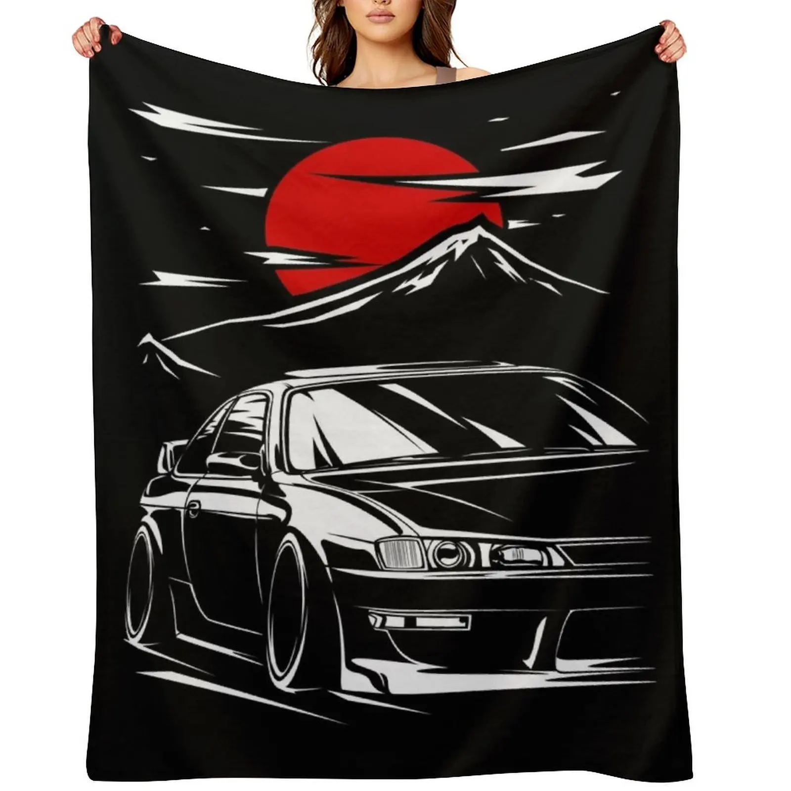 

Silvia s14 Kouki Touge Throw Blanket Soft Big wednesday Travel Blankets For Sofas Blankets