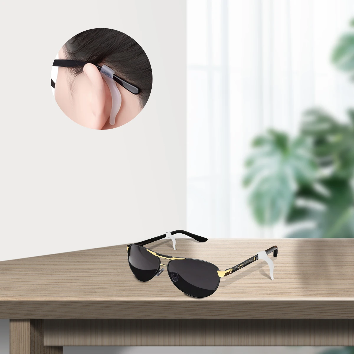 10 пар очков, противоскользящий чехол, гибкий силиконовый спортивный нескользящий комплект с ушными крючками, подходит для очков, комплект ножек, солнцезащитные очки