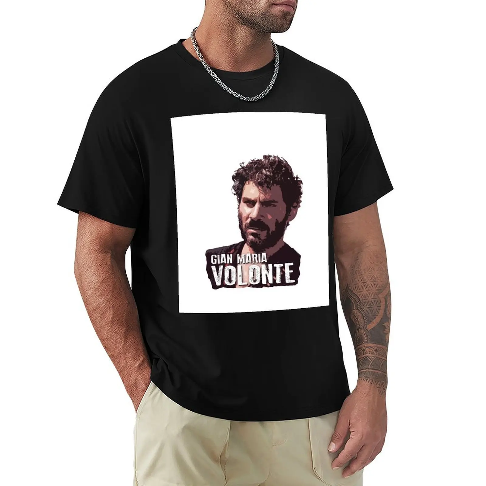Gian Maria Volonte - El Indio T-Shirt Casual Work Wear T-Shirt