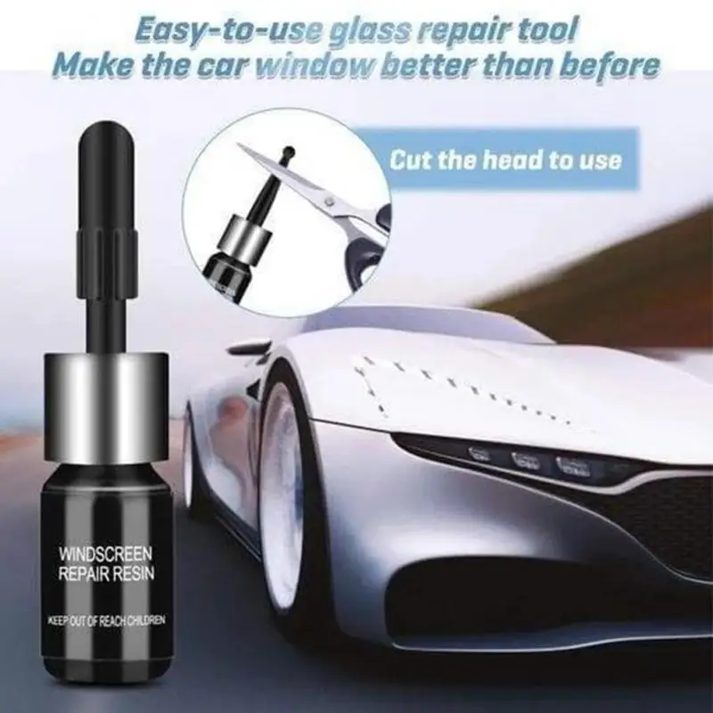 Car Windshield Cracked Repair Glue Window Glass Curing Glue Auto Glass Scratch Crack Restore Kit Househood Glass Epoxies Repair