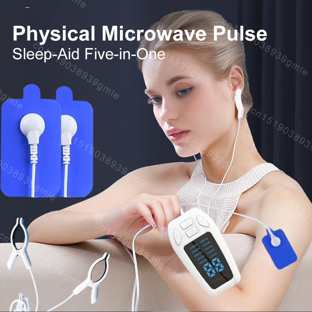 CES Microcurrent Sleep Instrument Pulse Sleeping Anti-anxiety Relieves Insomnia Hypnosis Device Help Sleep Tool Sleep Aid Device