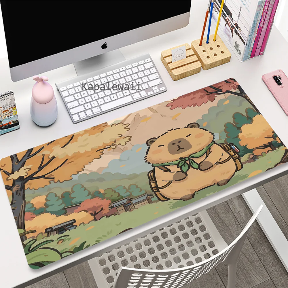 

Large Anime Cute Mousepad Pc Accessories Keyboard Pads Gaming Speed Desk Mat Locked Edge Mouse Mat Green Plant Mouse Pads