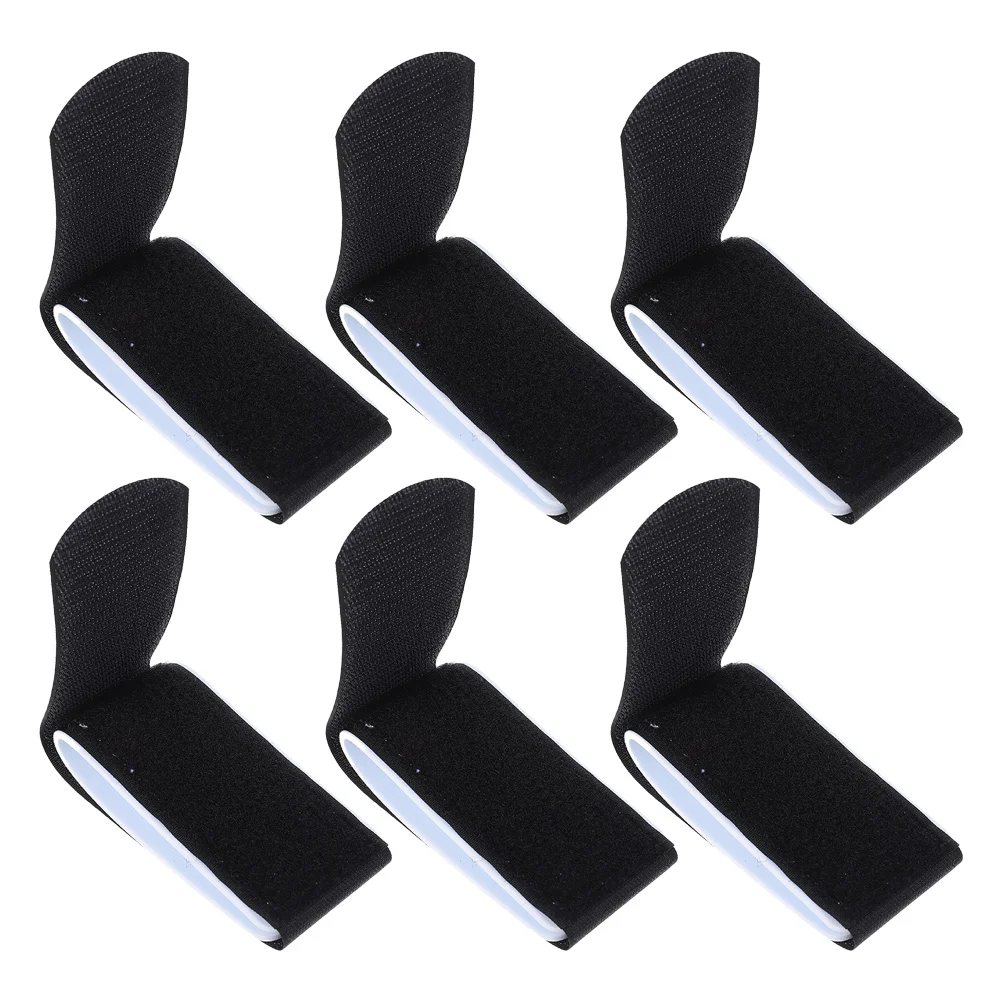 6 Pcs Snowboard Straps Ski Hand Sled Fixing Skiing Band Skis Black Carry