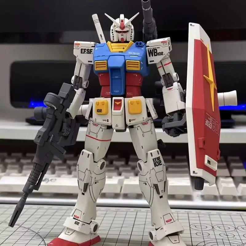 

Hot In Stock Fat Cat 1/100 Rx-78-2 Ver 2.0 Assembly Model Kit Model Rgu Model Movable Joints Collectible Robot Kits Models Gifts