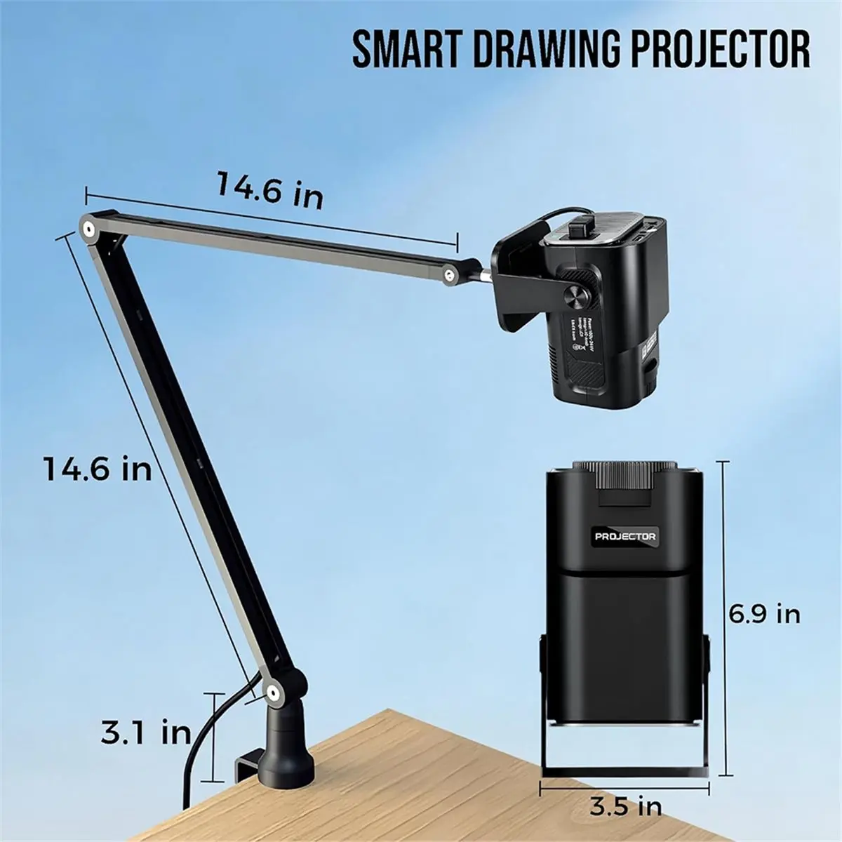 A51T Art Projector for Tracing, Drawing Projector Image on Wall and Canvas for Artists