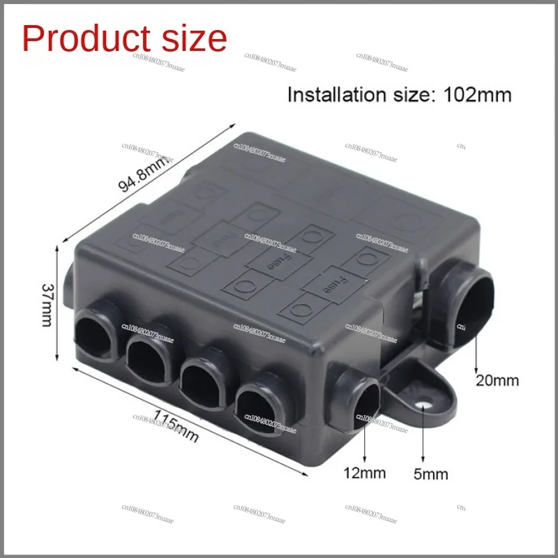 Necessary for Modifying An RV: Safety Bolt-type Seat Protection Power Supply Device, Four-way Car Fuse Box