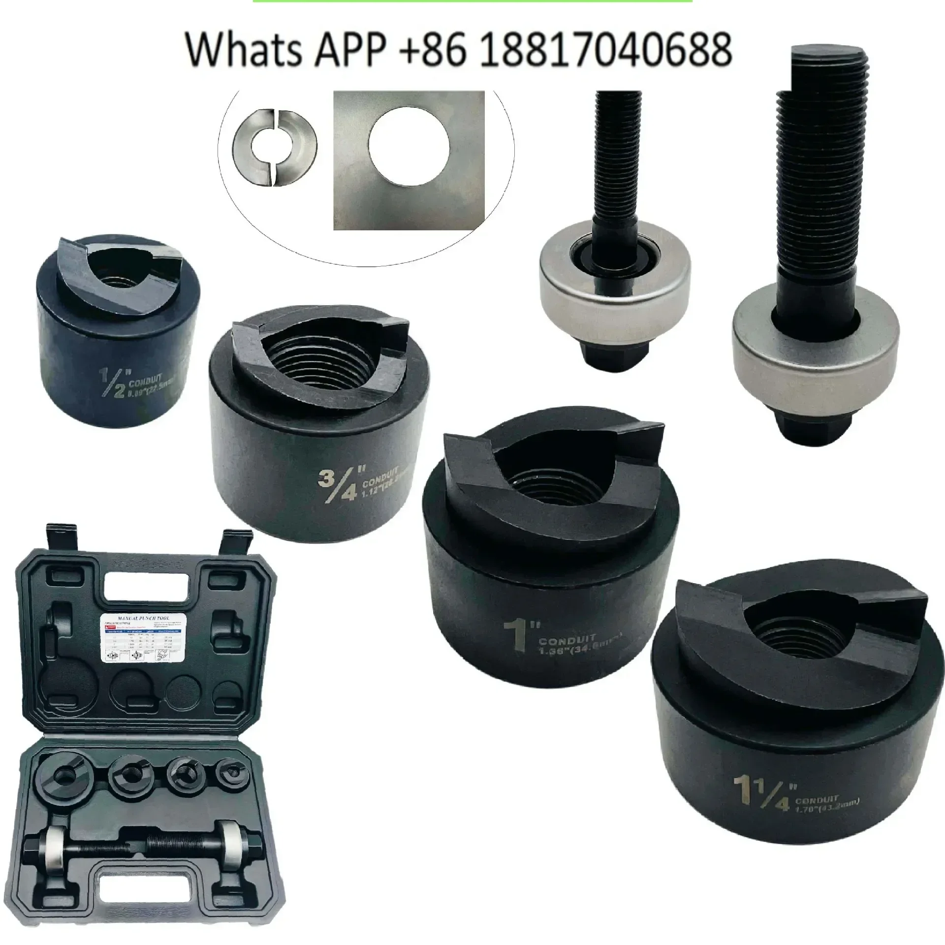 

Механический открыватель отверстий с двойным лезвием МК-40, нержавеющая сталь/металлическая пластина/мягкая стальная пластина 22,5-43