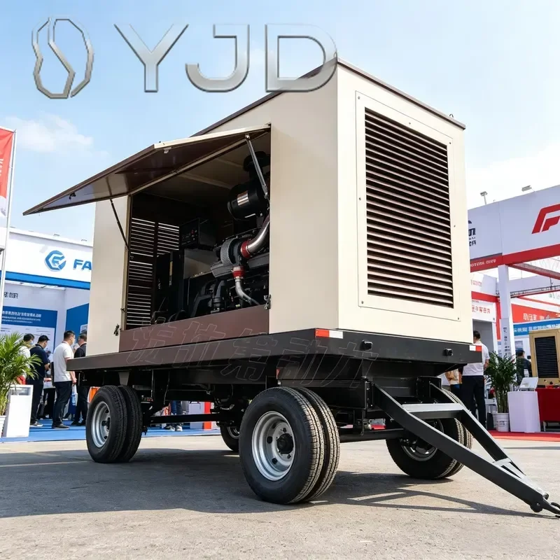 Factory Water Cooled Silent Diesel Power Generator 12KVA-1000KVA All Copper Remote/Cloud Start Custom Spec for EU Backup