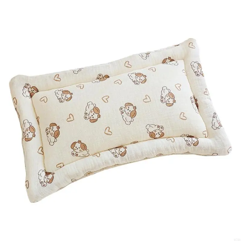 97BE وسادة أطفال ناعمة وداعمة على شكل دب أرنب مطبوعة لراحة النوم #2