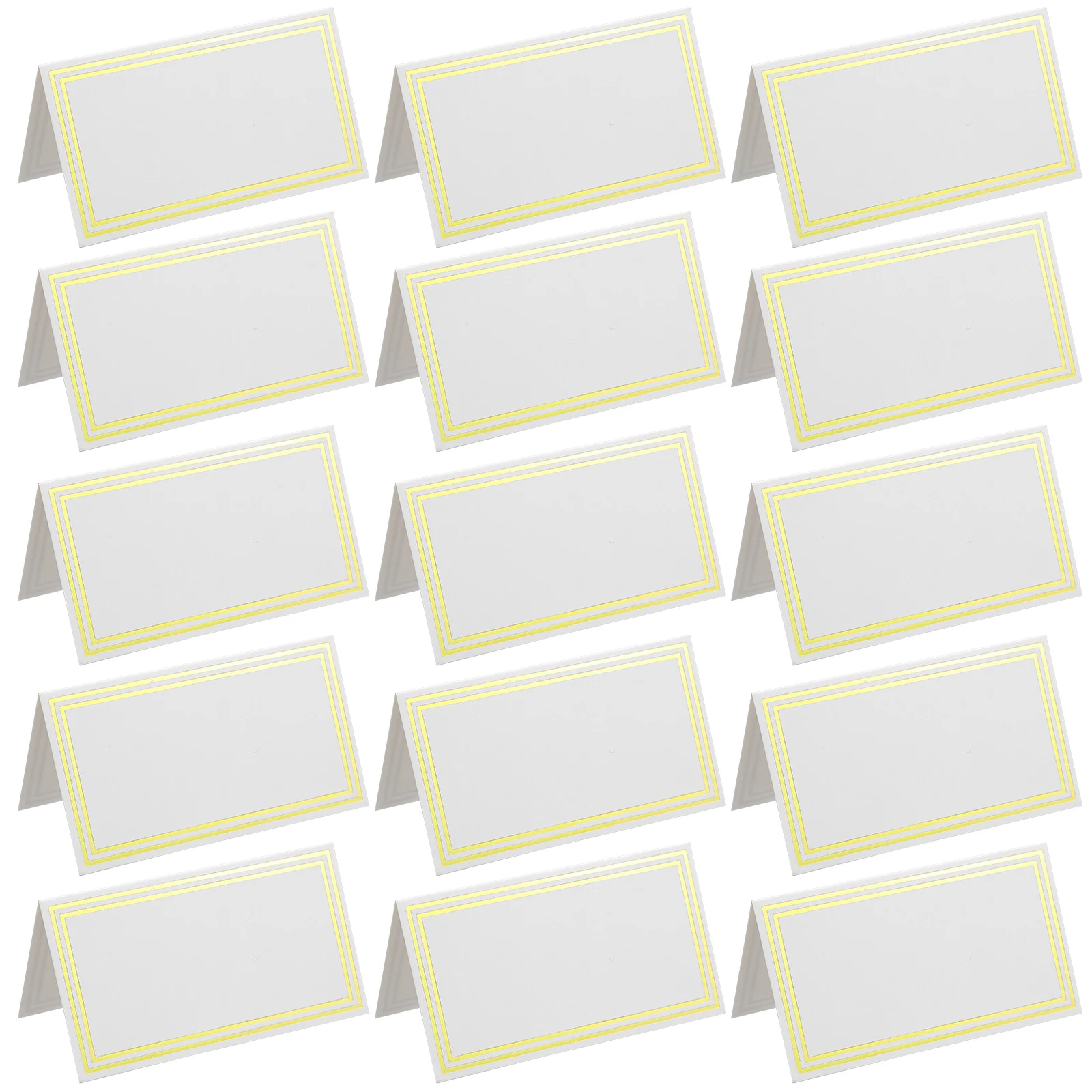 

60 Pcs Table Cards Blank Seating Place Cards for Wedding Party Banquet Reception Name Card Paper Desk Setting Printing Products
