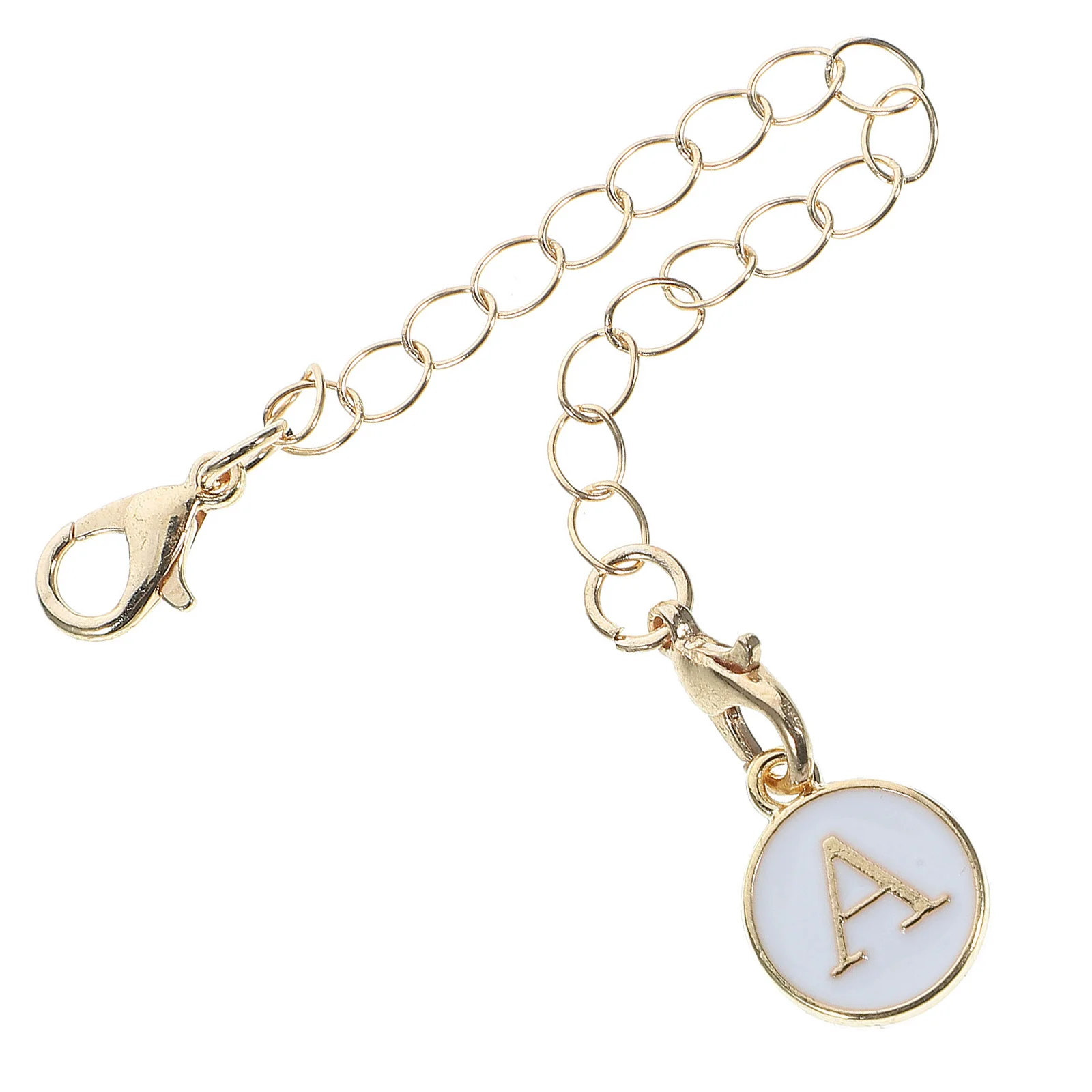 

Letter Keychain Identification Charm Initial Backpack Pendants Chains Women Miss