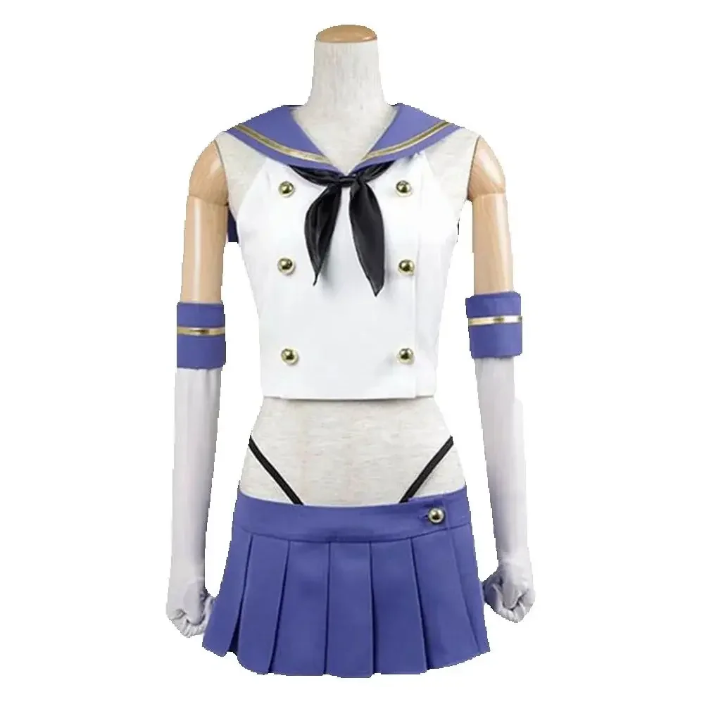 

Unisex Anime Cos Warship Girls Shimakaze Unicorn Cotton Daily Uniform Sailor Cosplay Costumes Sets