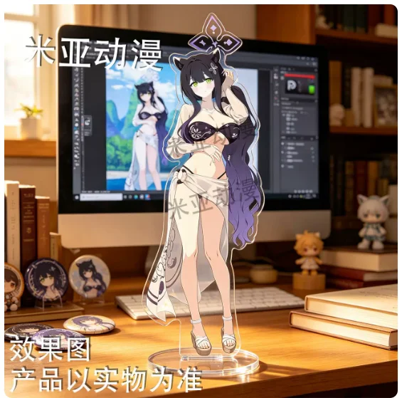 Anime Blue Archive Sunohara Shun Acrylic Double-Sided Stand Figure Model Plate Cosplay Collection Desktop Decor Gifts XYZ