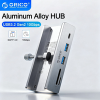 ORICO 5/10Gbps USB HUB Clamp USB3.0/3.2 Splitter Adapter Support SD/TF Card with Power Super High Speed Expansion for PC laptop