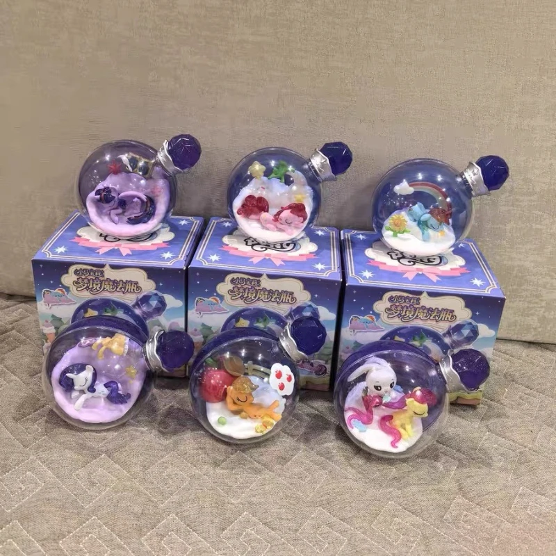 

My Little Pony Dream Magic Bottle Fluttershy Twilight Sparkle Rainbow Dash Magic Bottle Model Toys Collection Ornaments Kid Gift