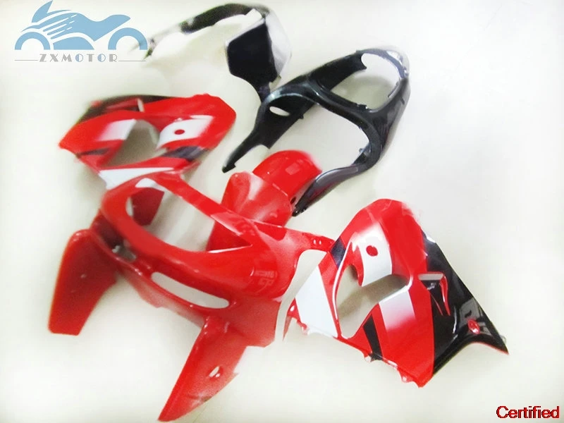 

Настраиваемые комплекты обтекателей для Kawasaki Ninja 1998 1999 ZX9R, комплект обтекателей из АБС-пластика послепродажного обслуживания 98 99 ZX 9R, красный, черный