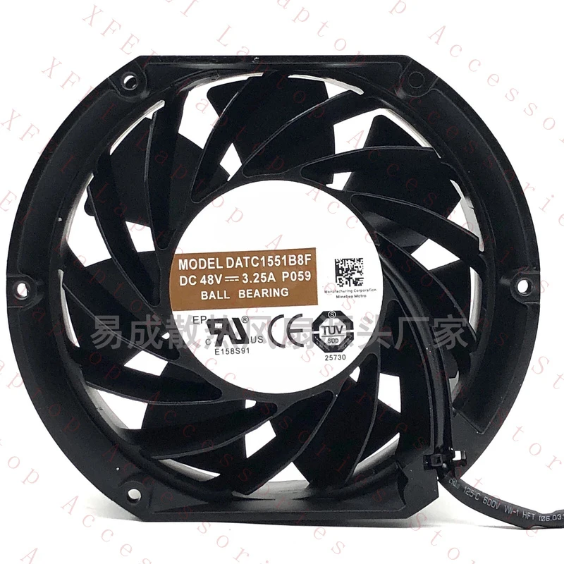 D  FOR AVC DATC1551B8F DC 48V 3.25A Axial Ball Bearing Cooling Fan