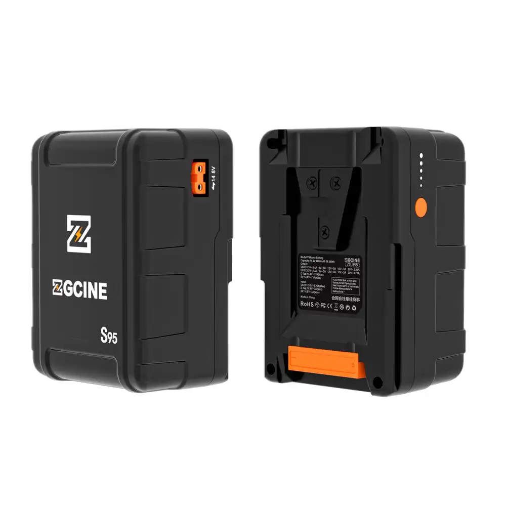 ZGCINE-Batería de montaje de ZG-V99 V, Banco de energía de 6800mAh, batería de iones de litio para Sony/Studio/foto/luz LED, batería de bloqueo en V