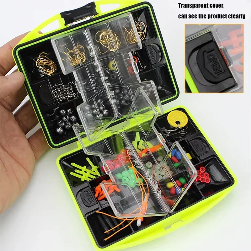 Fishing tools 184 pieces tackle  accessories set pesca