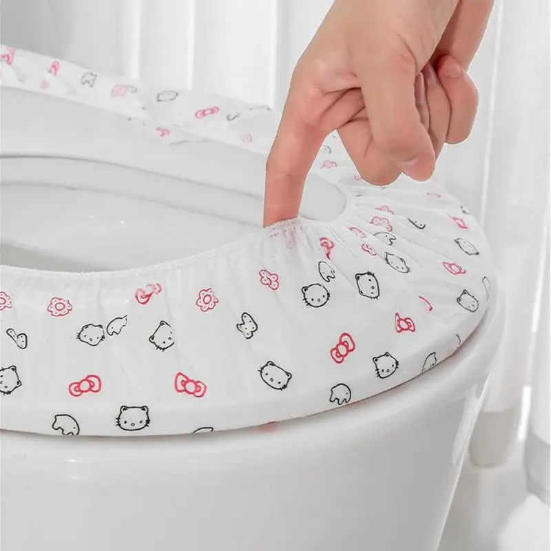 10~100PCS Toilet Cushion Non-woven Fabric With Good Waterproof Effect Effectively Isolate Travel Should Be Like At Home