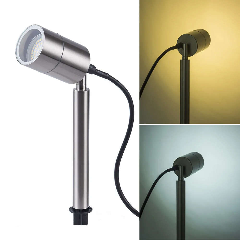 LED Lawn Flood Light GU10 Projector Reflector Garden Lamp Waterproof 220V Led COB Chip Floodlight Spotlight Outdoor Lighting image 2