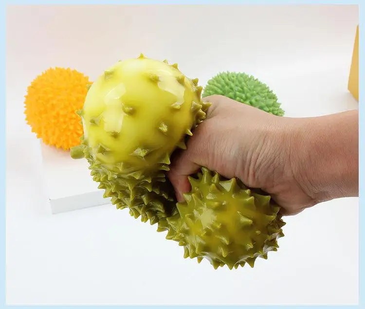 Squeeze Ball Fruit Sensory Stress Toy Cute Stress Toy Anxiety Relief Ball Sensory Toys For Kids Grown-ups Autism Anxiety