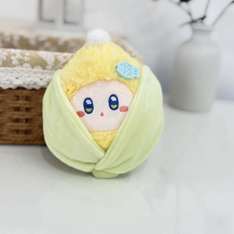 15 cm cartoon maïs pluche sleutelhanger schattige antropomorfe groente rugzak hanger voor kinderen kerst verjaardagscadeau