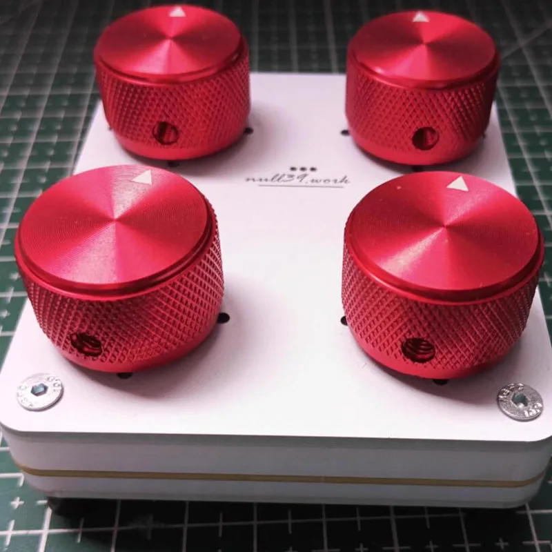 Precise rotary encoder for music production software, 4 knob MIDI controller with customizable CC mapped USB-C interface
