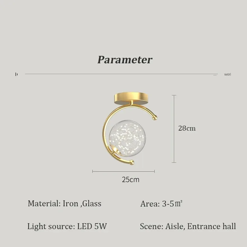 Modern LED Ceiling Light Indoor Lighting Bedroom Living Kitchen Dining Room Corridor Balcony glass Ceiling Lamp Home Decoretion