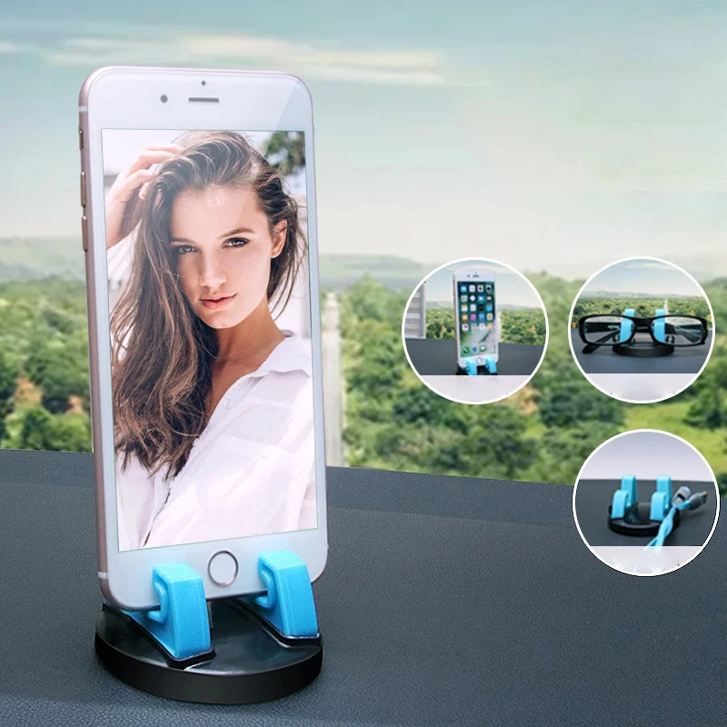 Устойчивый на 360° гибкий силиконовый держатель для мобильного телефона, нескользящий коврик, держатель для мобильного телефона, GPS-карта