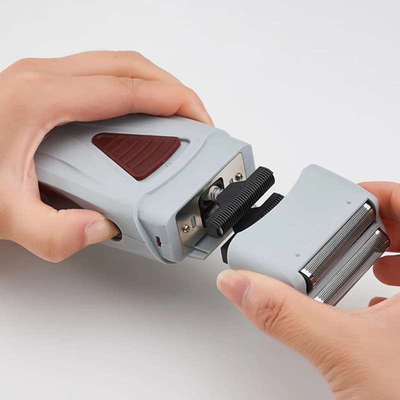 1Set Clipper Blade For Kemei Km-1102 Clipper Electric Shaver Parts Net Gold