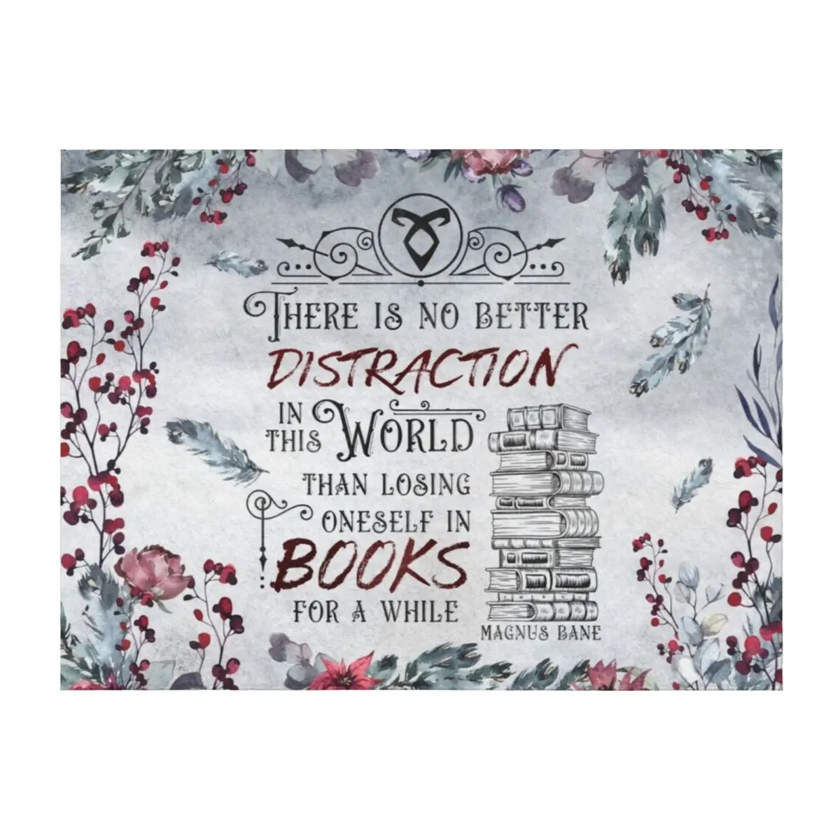 

No Better Distraction - Shadowhunters Throw Blanket Thin wednesday Plaid Summer Beddings Blankets