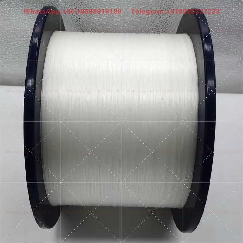 10KM Singlemode G657A2 0.3mm Nylon Transparent Fiber With Good Bending,0.35mm PVC/Hytrel Reel SM OTDR  Testing Disk Spool