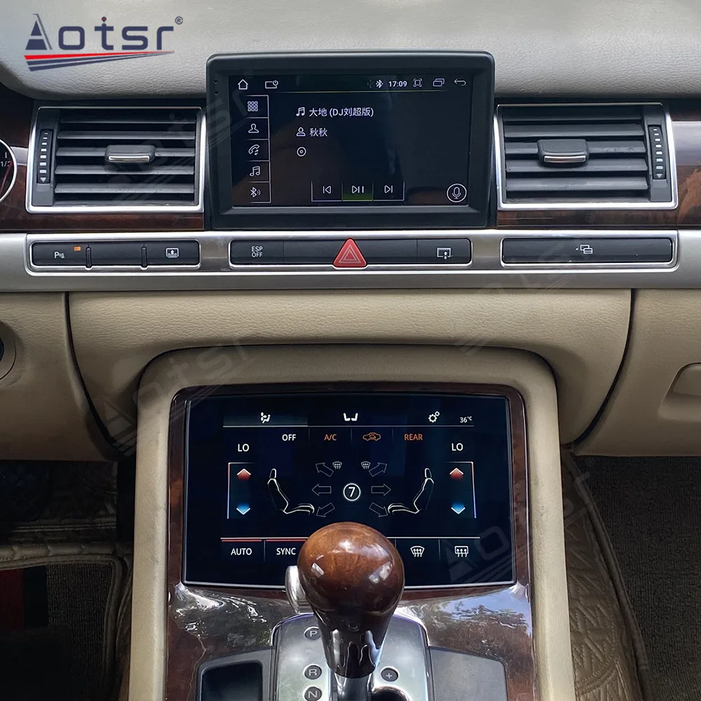 لأودي A8 سيارة تعمل باللمس التحكم في المناخ لوحة التيار المتناوب ترقية الملحقات الداخلية