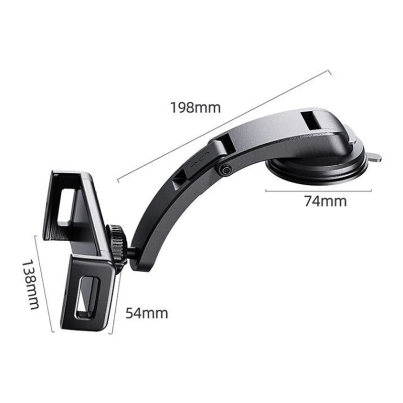 Suction Cup Tablet Car Holder Adjustable Mobile Bracket Stand For Samsung Galaxy Z Fold 4 3 2 Phone Mount  For Ipad GPS Holder