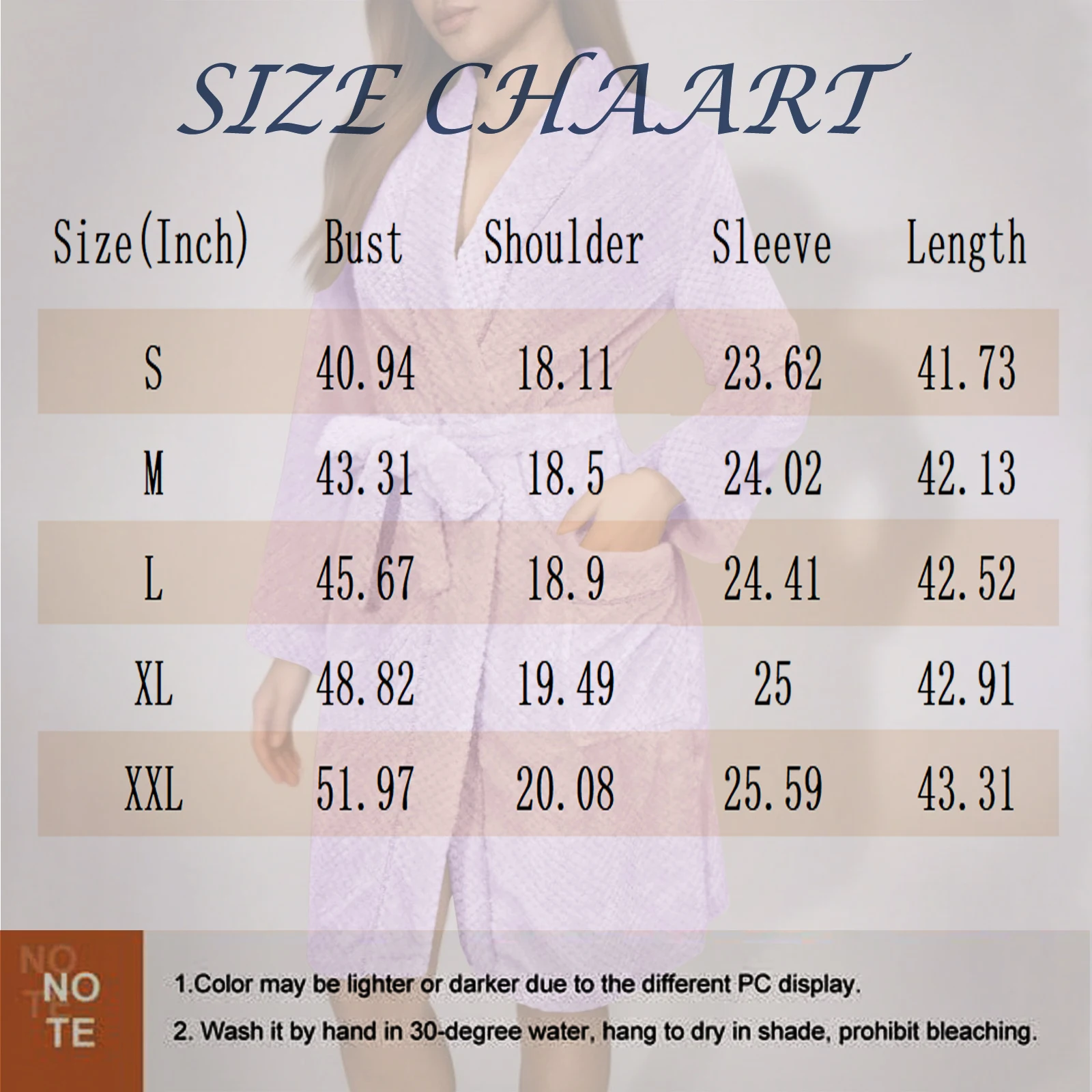 Women'S Long Sleeved Autumn And Winter Warm Bathrobe Home Clothes Plush Solid Color Sleeping Robe Home Clothes