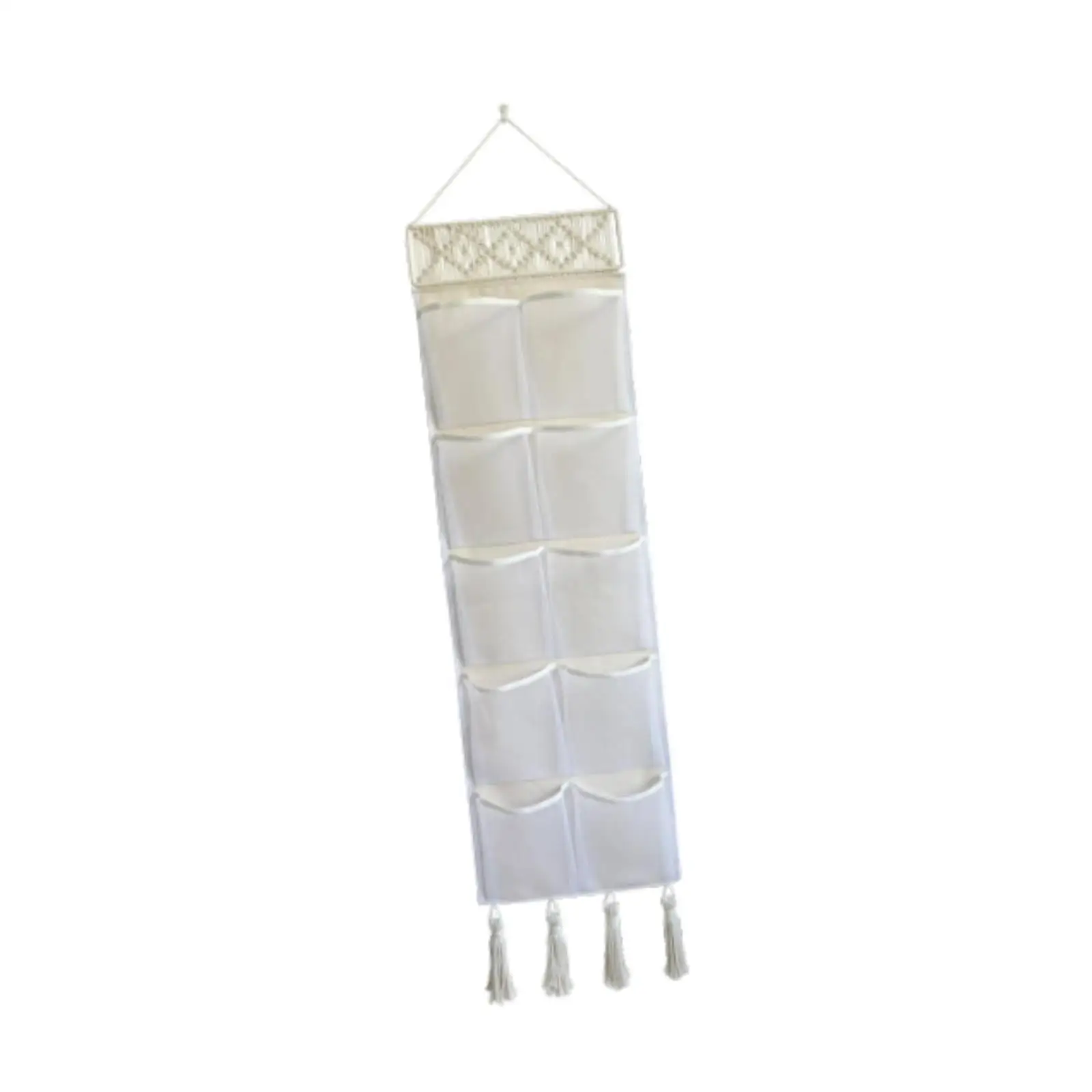 Wall Mount Rack Holder Underwear Socks Bag Door Storage Organizer Hanging Shelf Bag for Dorm Room Diaper Nursery Playroom