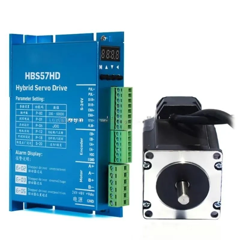 57HSE2.2N 2.2N.m NEMA 23 Stepper Motor Hybrid Closed Loop Stepper Motor HBS57 Stepper Motor Controller