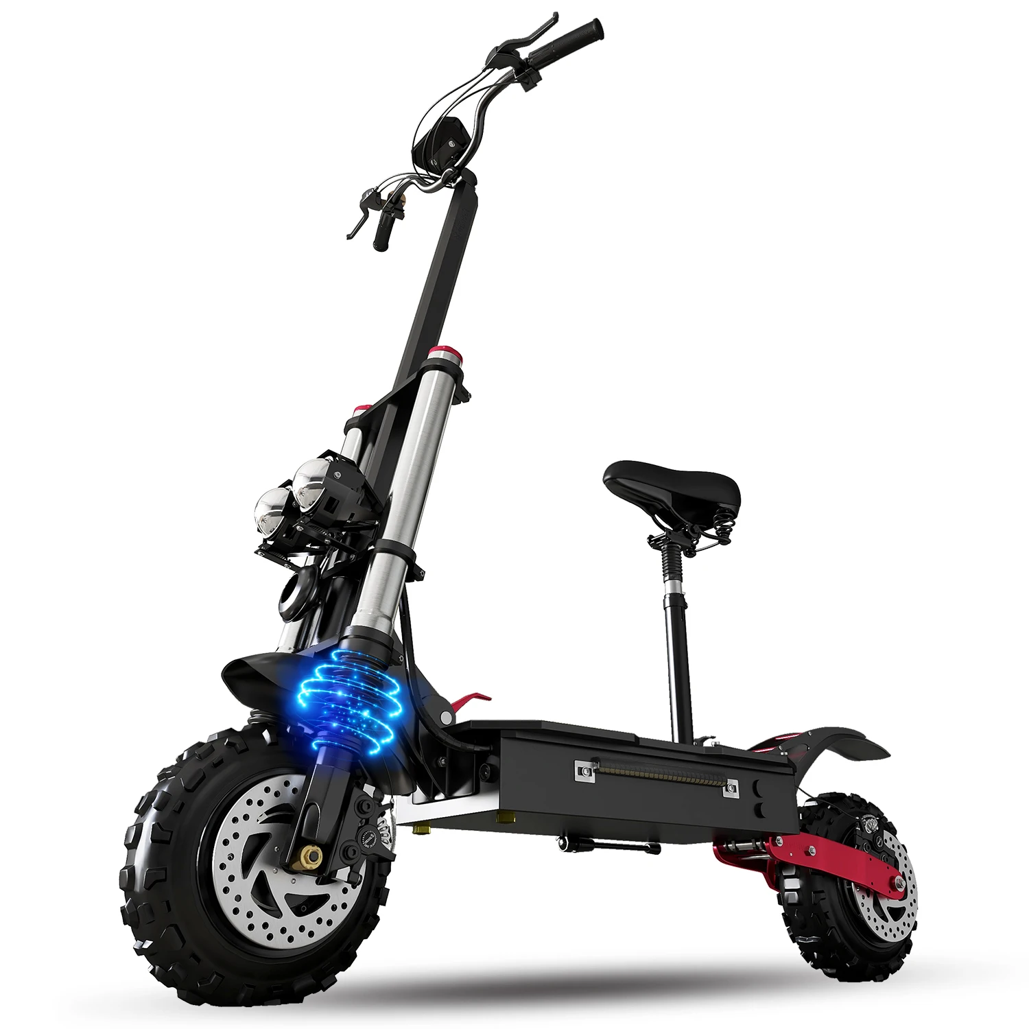 

X60 Electric Scooters for Adults, 72V 6000W Dual Motor, 50 mph Max Speed, 50 Miles Long Range, Foldable E Scooter with Seat