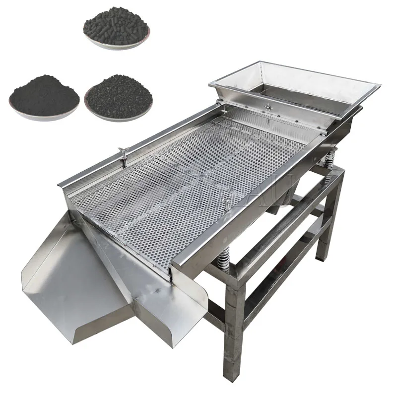 Food Sieve Machin Single Sieve 30*80cm Vibrating Electric Screen Electrostatic Large Granular Material Packing Machine