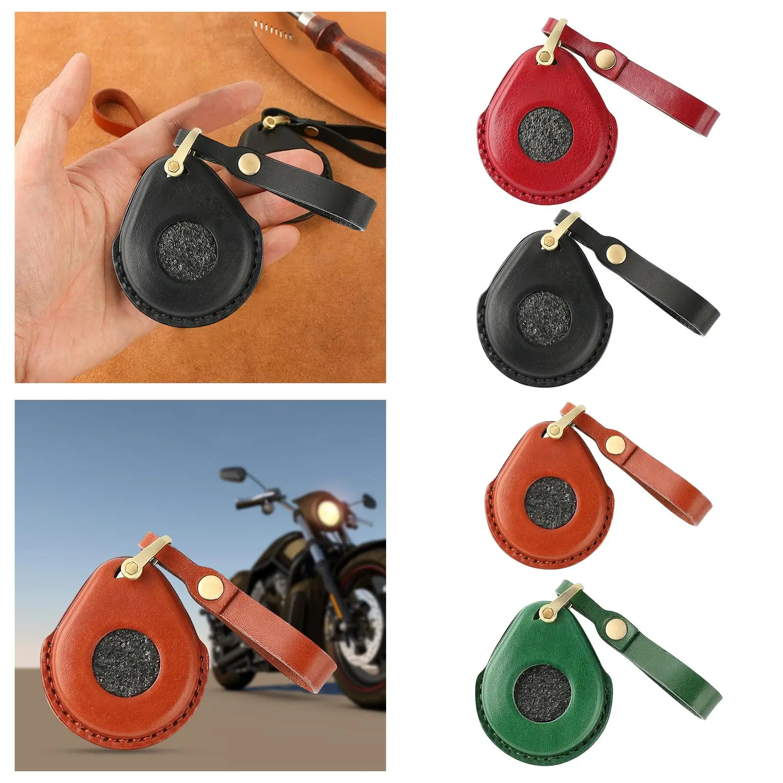 Key Cover PU Leather Protector for Harley Davidson Motorcycle Boyfriend