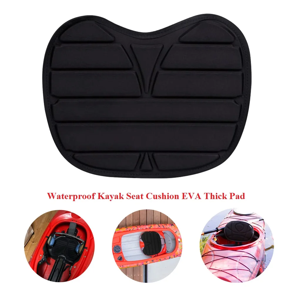 

Waterproof Kayak Seat Cushion EVA Thick Pad Back Paddling Rowing Accessory Sail For Fishing Boats Marine Canoe Parts Water Sport