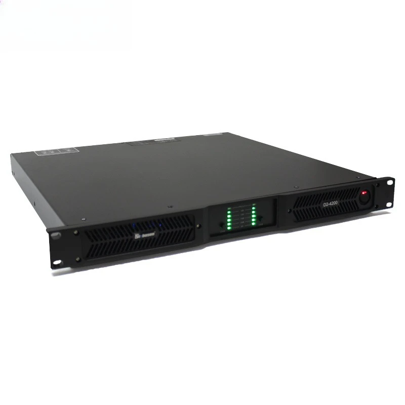 D2-4200 Class d Power Amplifier 18 Inch Subwoofer 2 Channel Professional Audio Power Amplifier 4200w