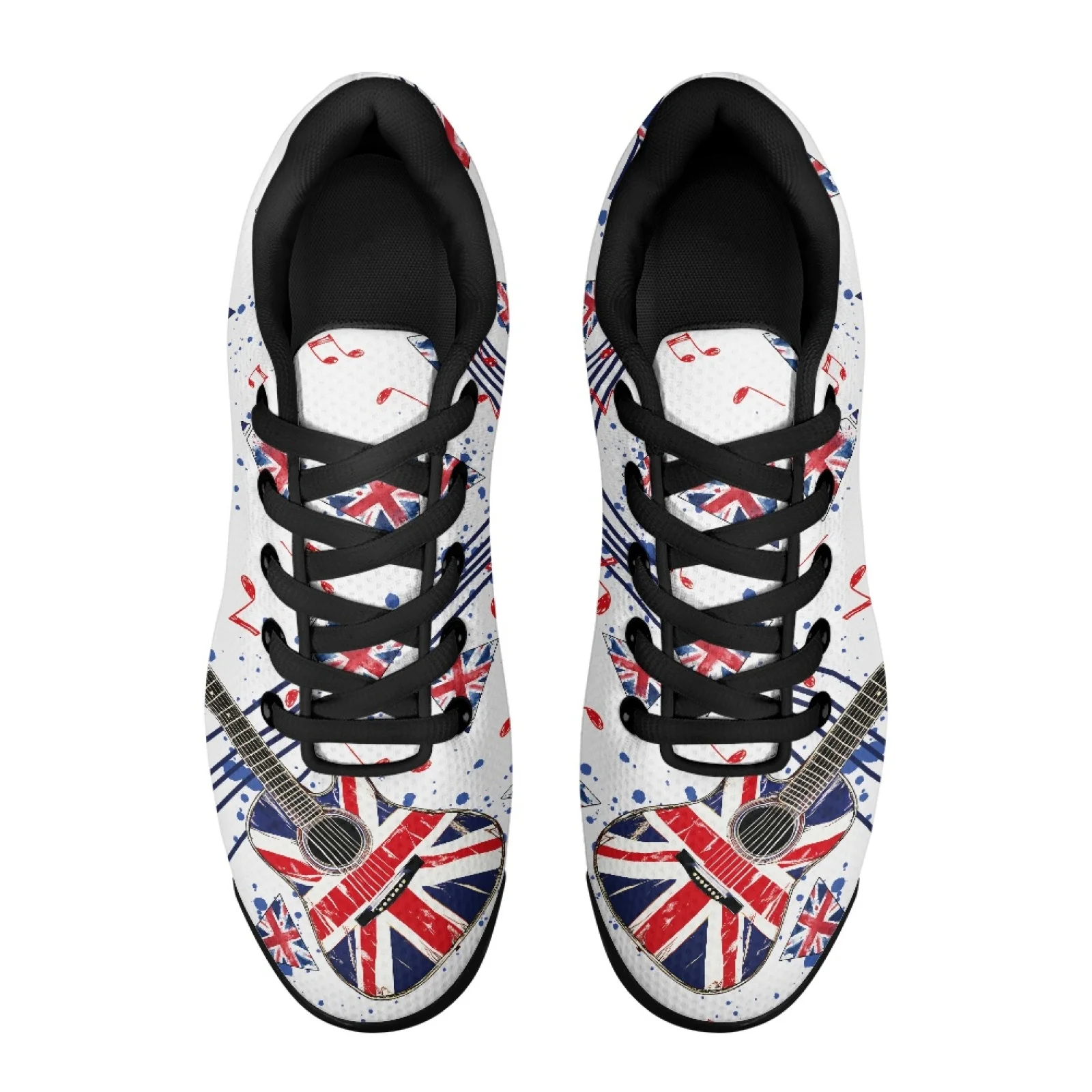 PENSTROLL Music Notes Air Cushion Running Shoes Walking Shoes for Men, Lightweight Comfortable Athletic Sneakers