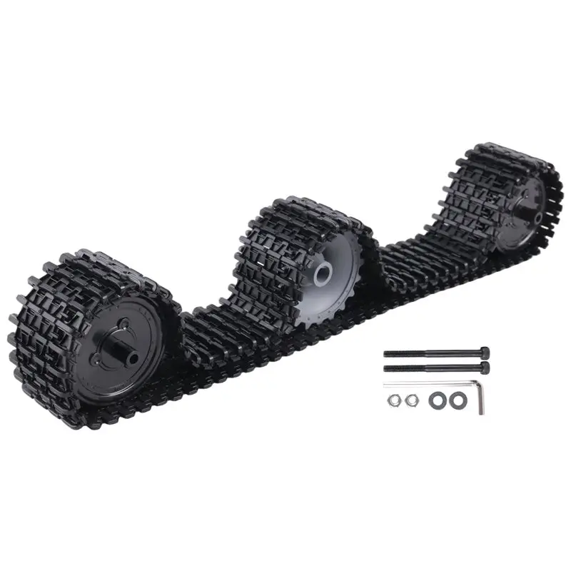 A21F-Track + Track Drive Wheel / Track Wheel + Bearing Wheel Tank Car Chassis Robot Wall Power Model Accessories