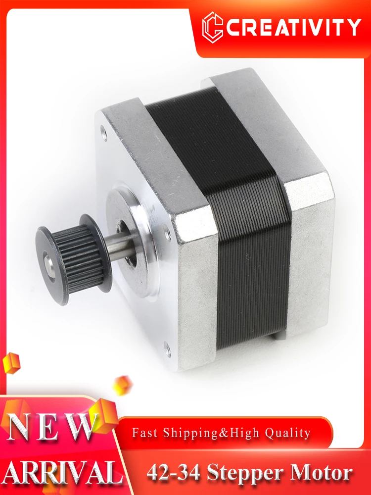 Ender-3 V2 42-34 Silniki krokowe Wytłaczarka osi X Y Z dla kreatywności Ender 3, Ender-3 Pro, CR 10 Smart, Ender-5, CR-6 SE, CR-X, Ender-3 V3 SE Części drukarki 3D — zdjęcie produktu 7