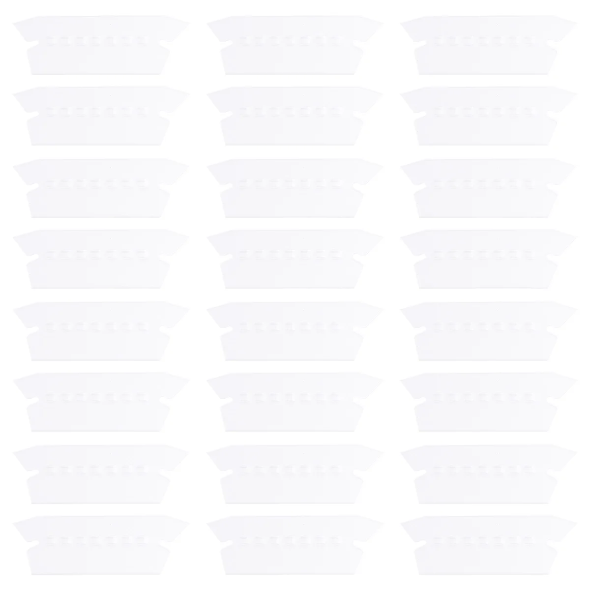 

100pcs Folder Tabs Transparent Hanging File Labels For Easy Classification Reusable Index Divider Office School Supplies