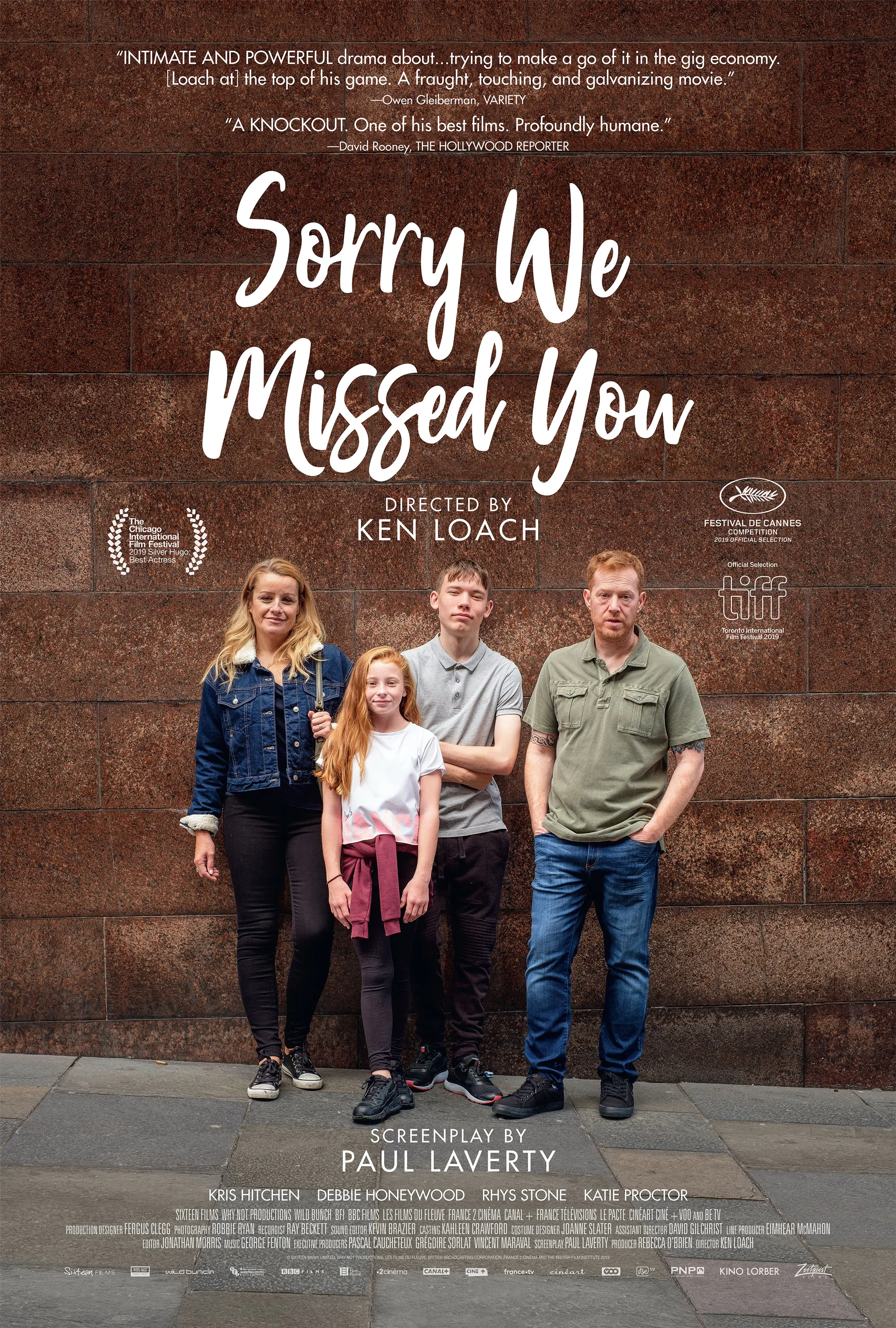 Movie Sorry We Missed You (2019) Poster Canvas Painting Wall Art Home Decor