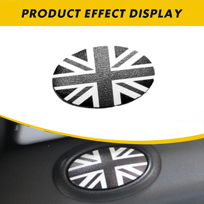 Car Glove Box Handle Decorative Storage Box PU Leather Sticker Car Interior Accessories For MINI COOPER R55 R56 R57 R58 R59